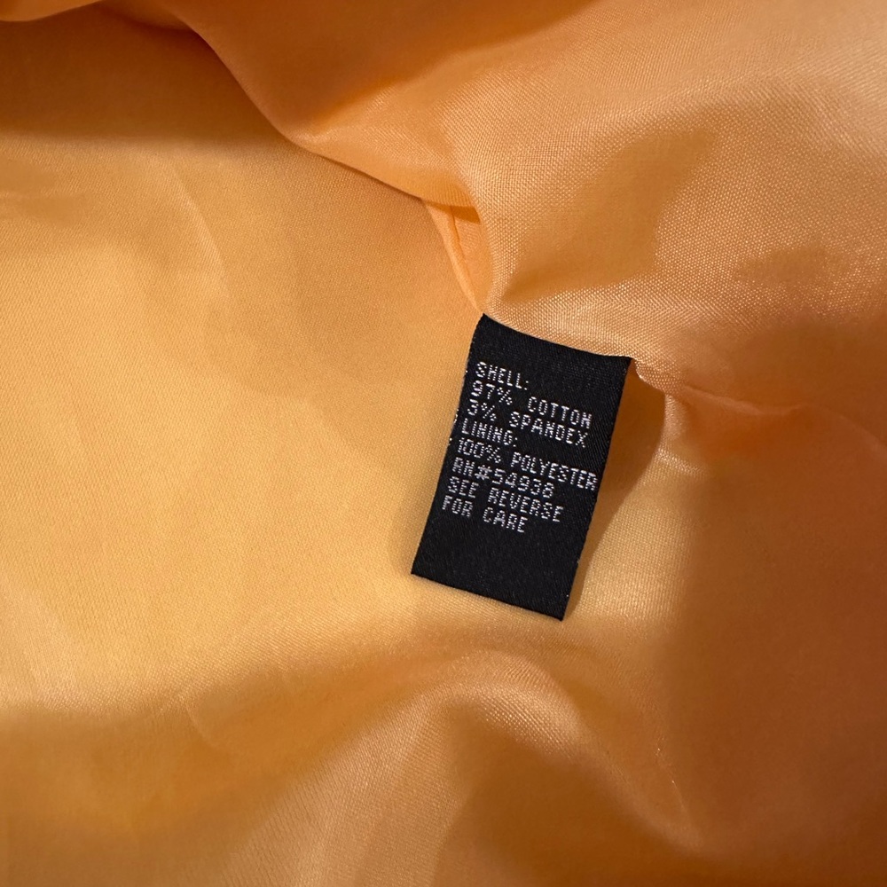 Yellow White Button Down Collared Shirt Flair Fun… - image 6